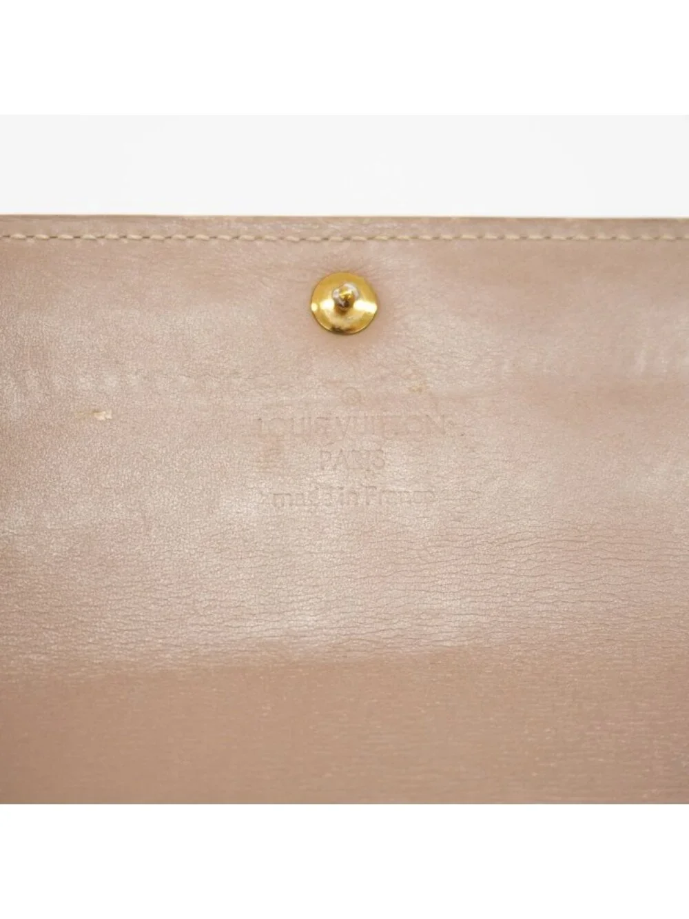 Louis Vuitton Wallet Vernis Portefeuille Sarah Beige Poodle